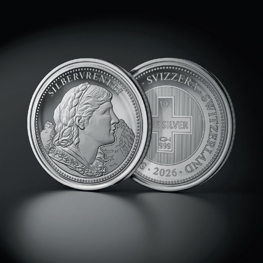 Silbervreneli 2026 – Neue Jahresprägung jetzt in drei Varianten erhältlich