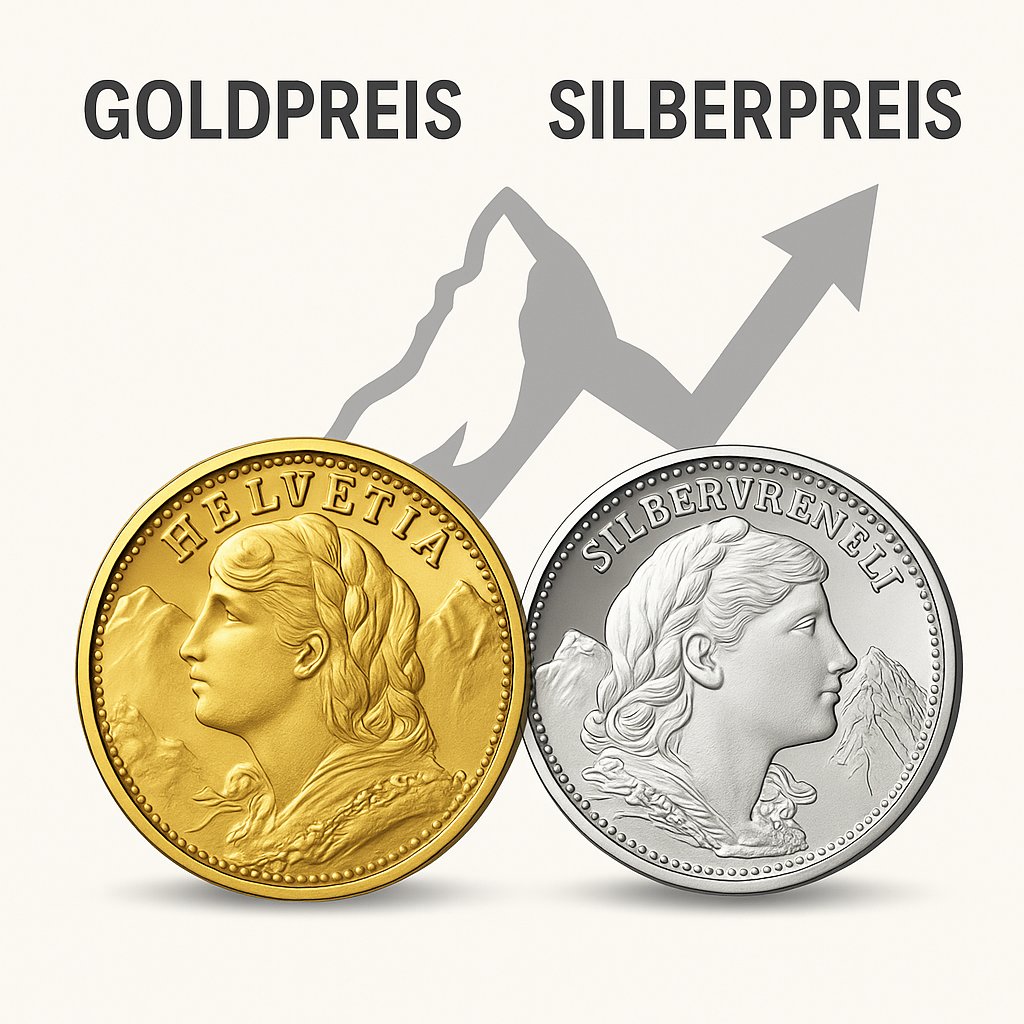 Edelmetallpreise 2025: Goldvreneli oder Silbervreneli? Rekordpreise im Vergleich