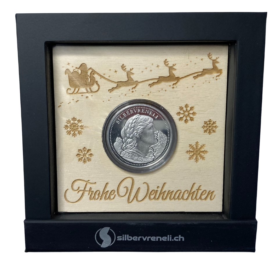 Schwebender Rahmen - Frohe Weihnachten (ohne Vreneli)