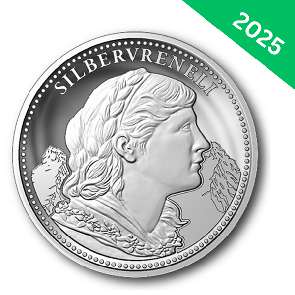 Silbervreneli Münze (2025)