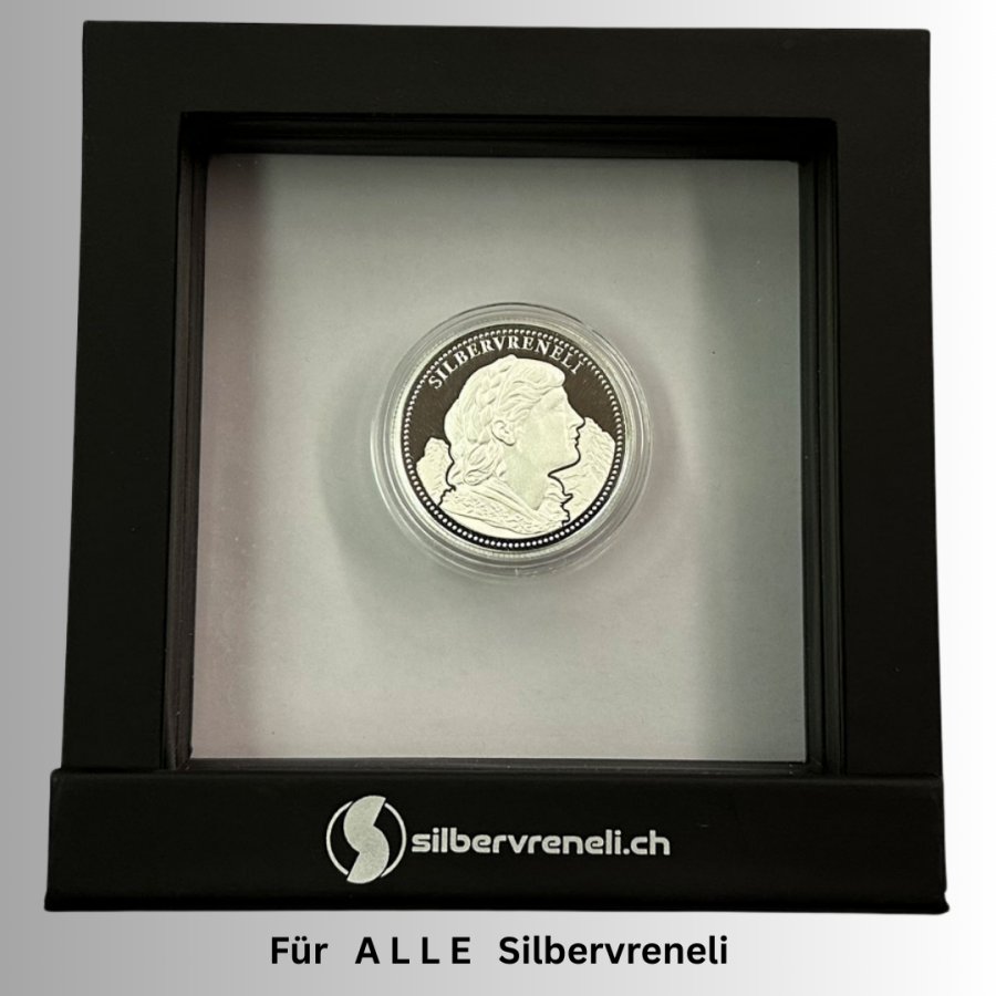 Schwebender Rahmen in Schwarz (ohne Vreneli)